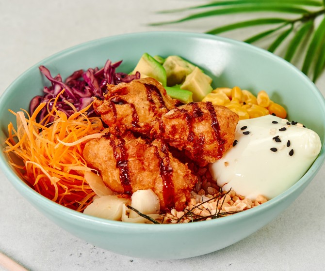 Поке с курицей терияки BIG