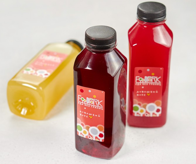 Морс из гибискуса в бутылке собственного производства