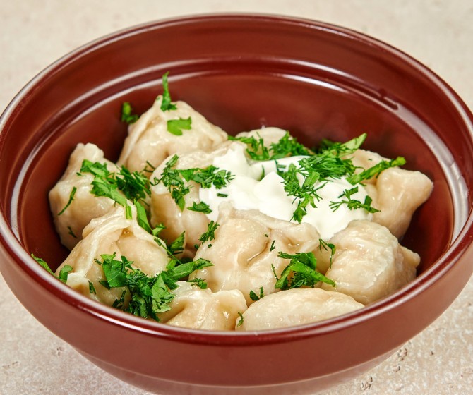 Пельмени со сливочным цыпленком и петрушкой XL